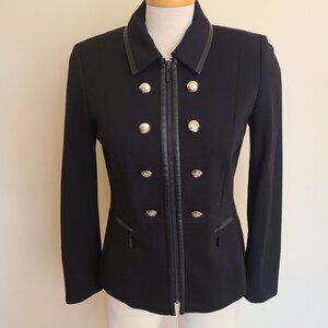 Laura Peitite Military Zippered Blazer
